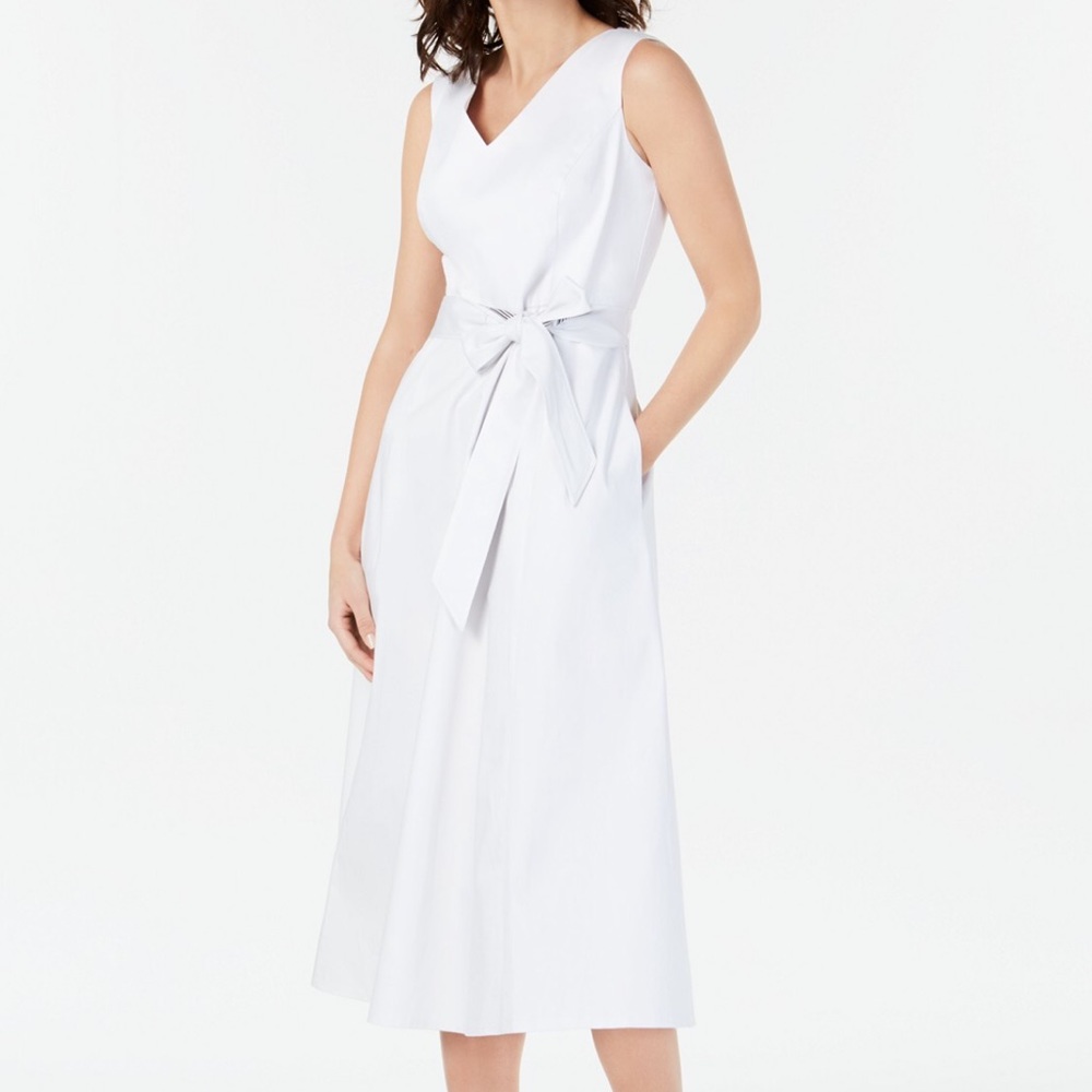 Preowned Calvin Klein Belted Dress  Size: 4